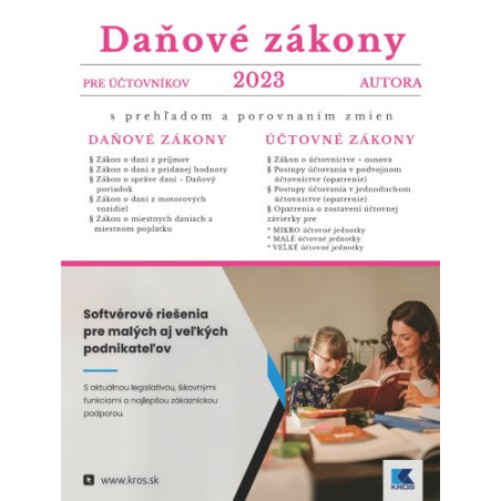 Daňové zákony 2023 pre účtovníkov