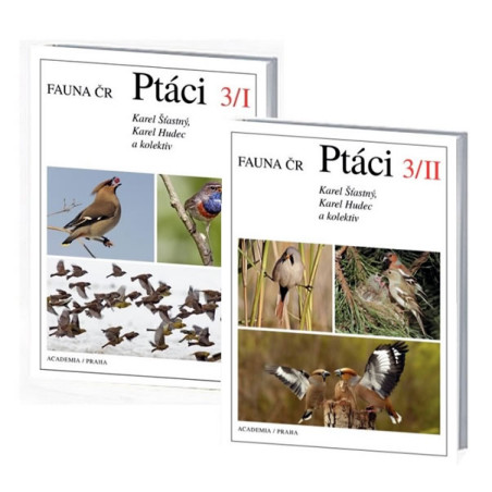 Ptáci 3/I+3/II - Fauna ČR - 2 knihy