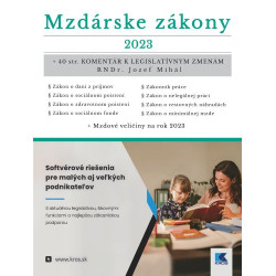 Mzdárske zákony 2023