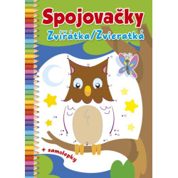 Spojovačky - Zvířátka / Zvieratká (+ samolepky)