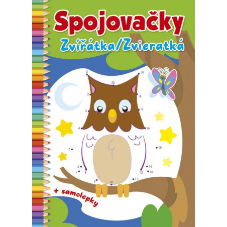 Spojovačky - Zvířátka / Zvieratká (+ samolepky)