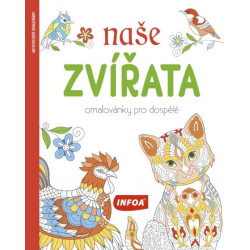 Omalovánky pro dospělé - Naše zvířata