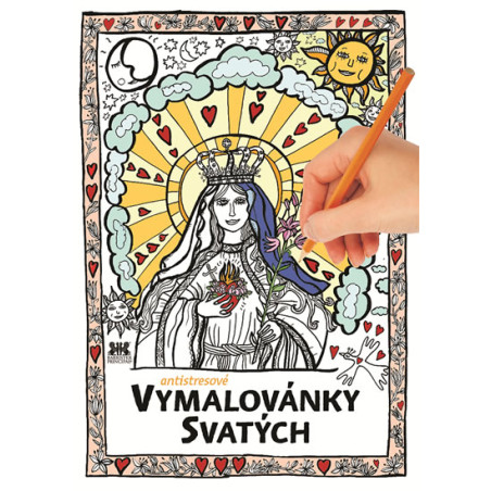 Antistresové vymalovánky svatých