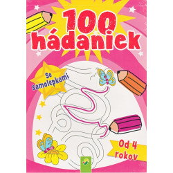 100 hádaniek so samolepkami 1 (ružová)