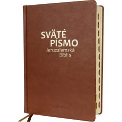 Sväté písmo – Jeruzalemská Biblia (veľký formát) – hnedá so zlatorezom