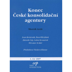 Konec České konsolidační agentury