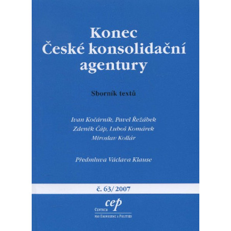 Konec České konsolidační agentury