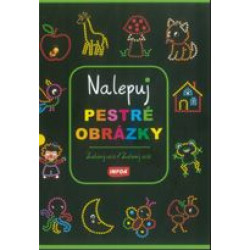 Nalepuj pestré obrázky - zelený sešit