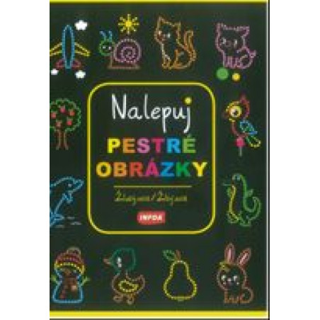 Nalepuj pestré obrázky - žlutý sešit