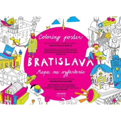 BRATISLAVA Mapa na vyfarbenie