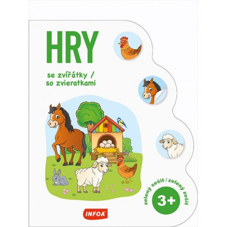 Hry so zvieratkami 3 + zelený zošit