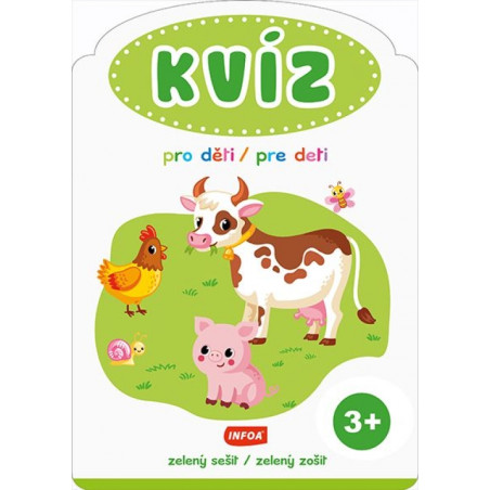 Kvíz pre deti 3+ zelený zošit