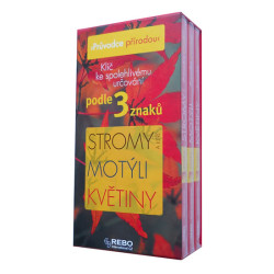 Průvodce přírodou - Stromy, Motýli, Květiny - BOX