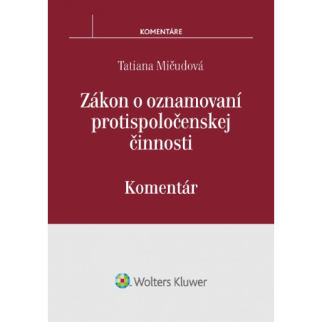 Zákon o oznamovaní protispoločenskej činnosti