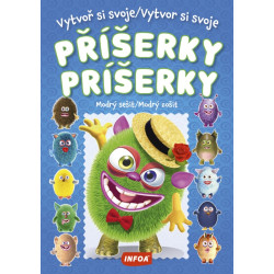 Vytvor si svoje príšerky / Modrý zošit + samolepky