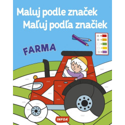Maľuj podľa značiek - Farma