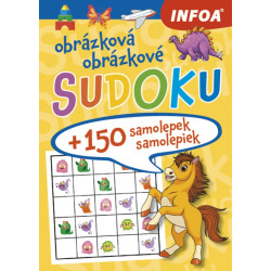 Obrázkové sudoku + 150 samolepiek ( žltý zošit )