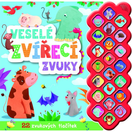 Veselé zvířecí zvuky - 22 zvukových tlačítek