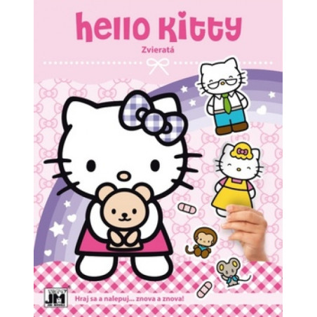 Samolepková knižka/ Hello Kitty Zvieratá