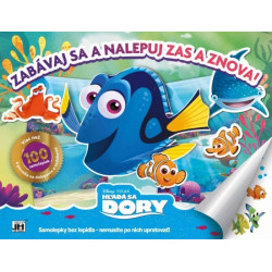Zabávaj sa a nalepuj zas a znova! Hľadá sa Dory