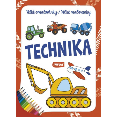 Velké omalovánky / Veľké maľovanky - Technika