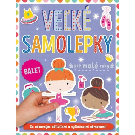 Balet - veľké samolepky pre malé ruky