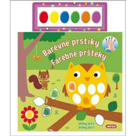 Barevné prstíky - zelený sešit