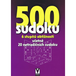 500 sudoku - (fialová) 6 stupňu obtížnosti včetne 20 netradičních sudoku