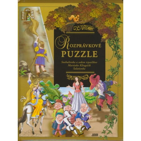 Rozprávkové PUZZLE - Snehulienka a sedem...