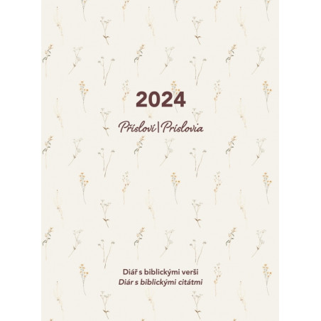 Diár s biblickými citátmi – Príslovia