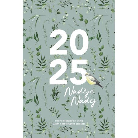 Diár Nádej 2025 - diár s biblickými citátmi