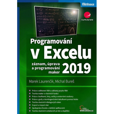 Programování v Excelu 2019 - Záznam, úprava a programování maker