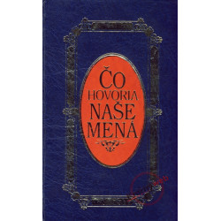 Čo hovoria naše mená / modrá
