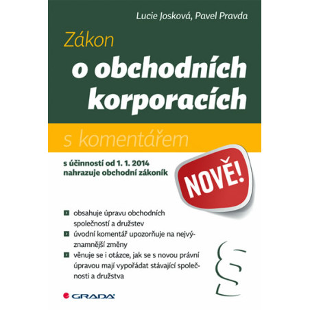 Zákon o obchodních korporacích s komentářem