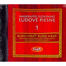 Najkrajšie slov. ľud. piesne 1-CD-Budú hrať, budú hrať