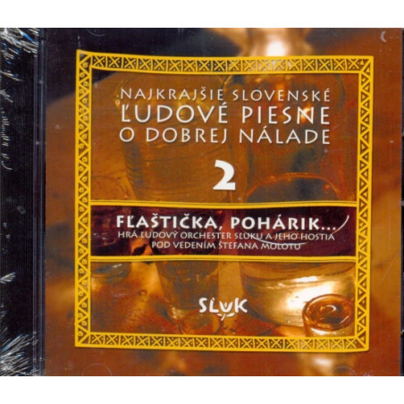 Najkrajšie slov. ľud. piesne 2-CD-Fľaštička, pohárik...