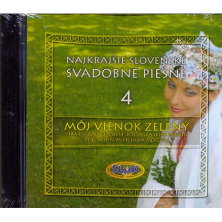 Najkrajšie slov.svadobné piesne 4-CD-Môj vienok zelený