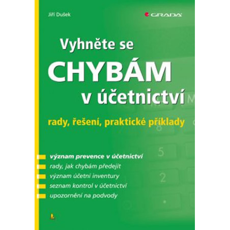 Vyhněte se chybám v účetnictví - rady, řešení, praktické příklady