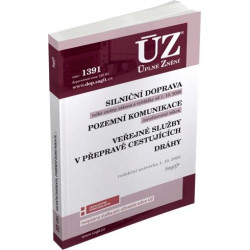 ÚZ 1391 Silniční doprava, pozemní komunikace, veřejné služby v přepravě cestujících, dráhy