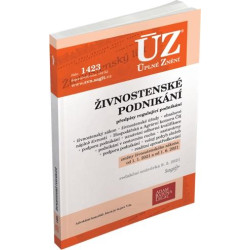 ÚZ 1423 Živnostenské podnikání, volný pohyb služeb, podpora podnikání