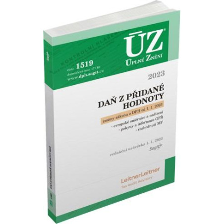 ÚZ 1519 Daň z přidané hodnoty