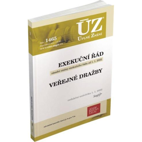 ÚZ 1465 Exekuční řád, veřejné dražby