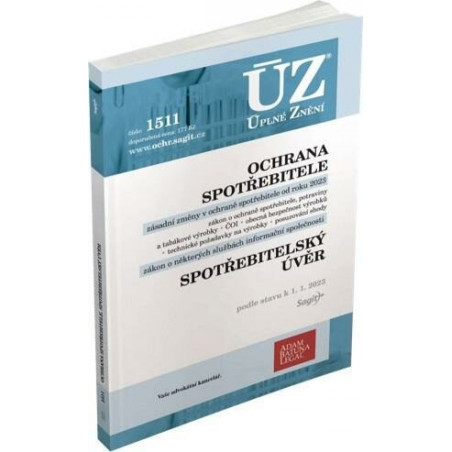 ÚZ 1511 Ochrana spotřebitele