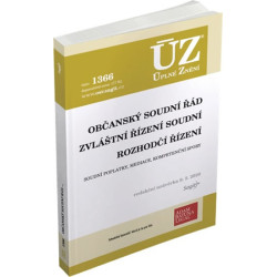 ÚZ 1366 Občanský soudní řád