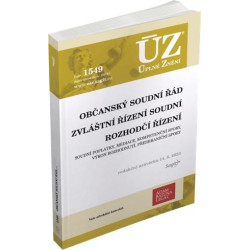 ÚZ 1549 Občanský soudní řád