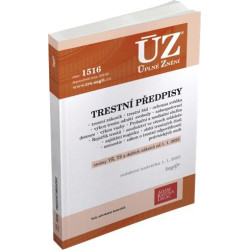ÚZ 1516 Trestní předpisy