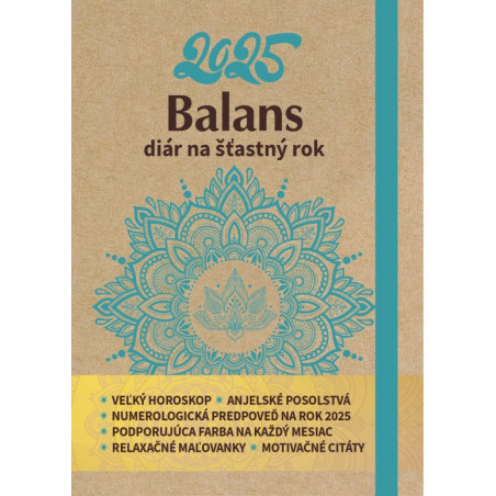 Balans diár na šťastný rok 2025