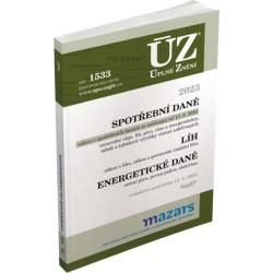 ÚZ 1533 Spotřební daně, líh, paliva a maziva, energetické daně