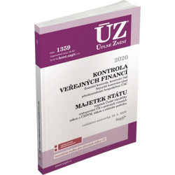 ÚZ 1359 Kontrola veřejných financí