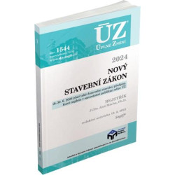 ÚZ 1544 Nový stavební zákon